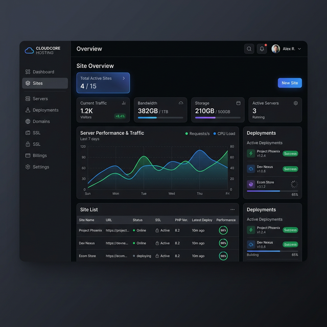 GenvyraBuild Dashboard Preview